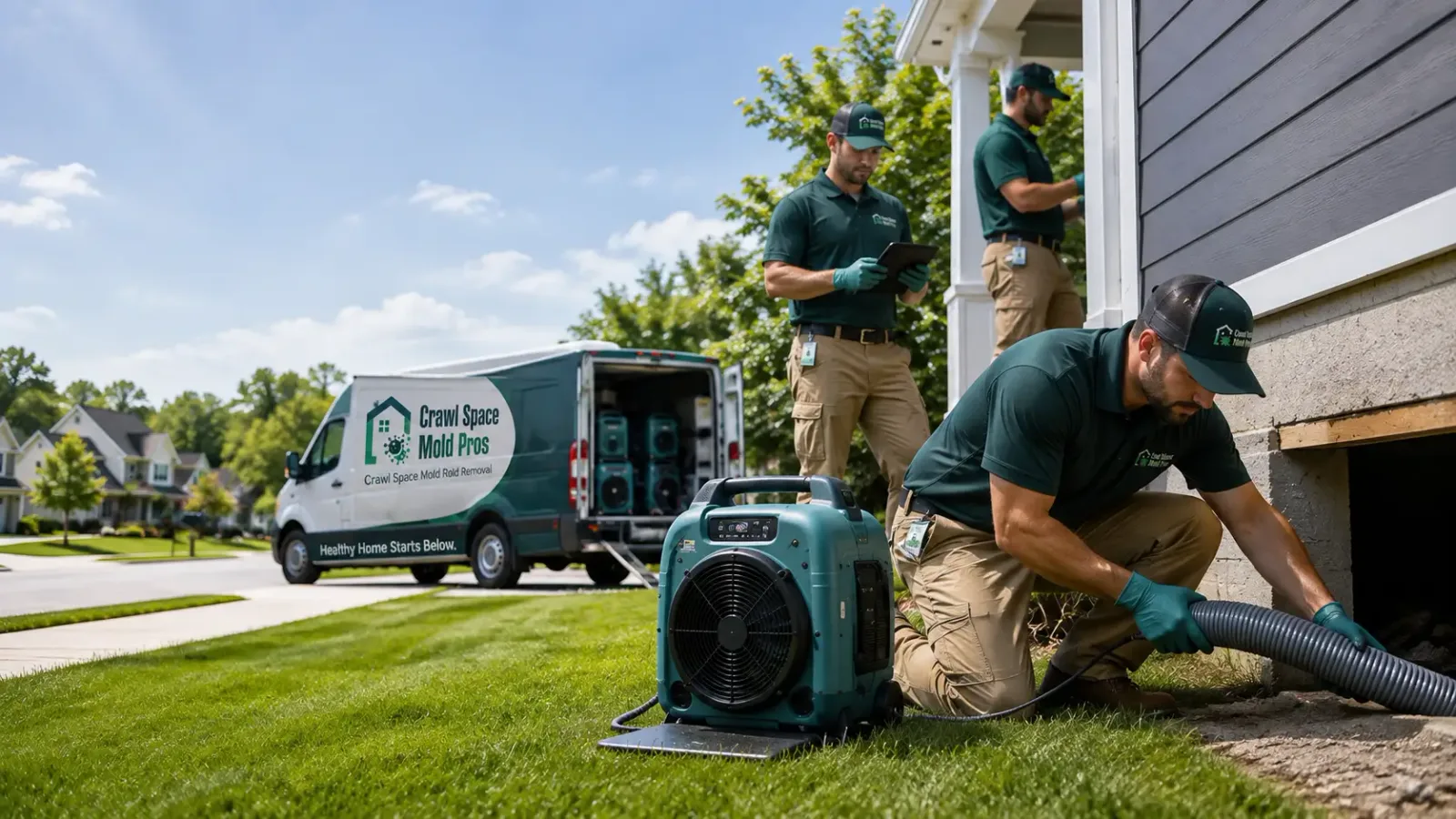 Crawl Space Mold Removal in Imperial, NE